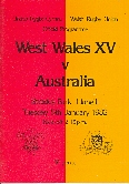 05/01/1982 : West Wales v Australia