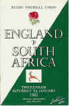 07/01/1961 : England v South Africa