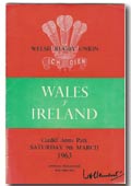 09/03/1963 : Wales v Ireland