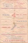 15/07/1950 : British Isles v  Combined (Waikato, Kings Country Thames Valley
