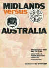 17/10/1981 : Midlands v Australia 