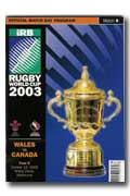 12/10/2003 : Wales v Canada
