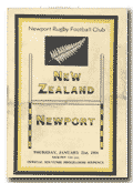 21/01/1954 : Newport v New Zealand