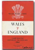 21/01/1961 : Wales v England