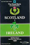 21/02/1987 : Scotland v Ireland