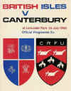 23/07/1966 : British Isles v Canterbury
