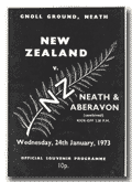 24/01/1973 : Neath & Aberavon v New Zealand 