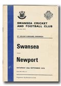 25/09/1976 : Swansea v Newport