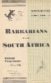 26/01/1952 : Barbarians v South Africa