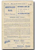 26/03/1947 : Abertillery v Aberavon