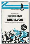 27/10/1979 : Bridgend v Aberavon
