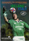30/08/2003 : Ireland v Italy  (WC Warm Up)