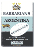 17/11/1990 : Barbarians v Australia