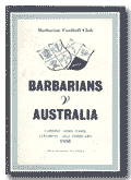 22/02/1958 : Barbarians v Australia