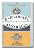 26/11/1988 : Barbarians v Australia