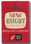 Pall Mall New Zealand Rugby Almanack 1959