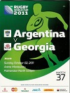 01/10/2011 : Argentina v Georgia