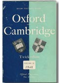 10/12/1946 : Oxford v Cambridge