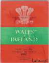 09/03/1957 : Wales v Ireland