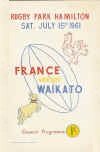 15/07/1961 : Waikato  v France