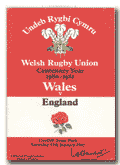 17/01/1981 : Wales v England