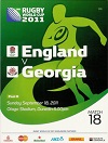 18/09/2011 : England v Georgia