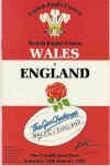 19/01/1991 : Wales v England