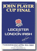 19/04/1980 : Leicester v London Irish