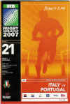 19/09/2007 : Italy v Portugal