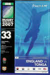 28/09/2007 : England v Tonga