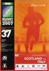 29/09/2007 : Scotland v Italy