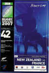 06/10/2007 : New Zealand v France (QF)