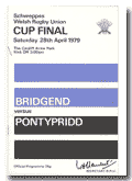 28/04/1979 : Bridgend v Pontypridd