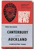 28/08/1971 : Canterbury v Auckland