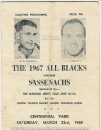 23/03/1968 : 1967 All Blacks v Sassenachs (signed)