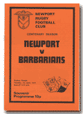 01/04/1975 : Newport v Barbarians