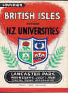 01/07/1959 : British Isles v NZ Universities