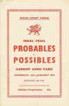 02/01/1971 : Probables v Possibles (Wales)