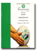 02/05/1992 : Bath v Harlequins