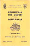 03/01/1967 : Cornwall and Devon v Australia