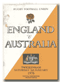 03/01/1976 : England v Australia 