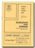 04/04/1972 : Barbarians v Newport