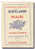 05/02/1955 : Scotland v Wales