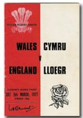 05/03/1977 : Wales v England