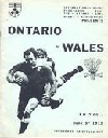 05/06/1973 : Ontario v Wales 
