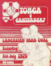 05/07/1975 : Cantebury v Tonga