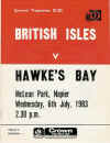 06/07/1983 : British Isles v Hawke's Bay