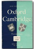 06/12/1949 : Oxford v Cambridge