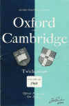 06/12/1960 : Oxford v Cambridge