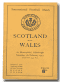 07/02/1953 : Scotland v Wales